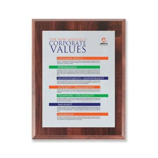 Screenprint Aluminum - Walnut Finish Crystal House