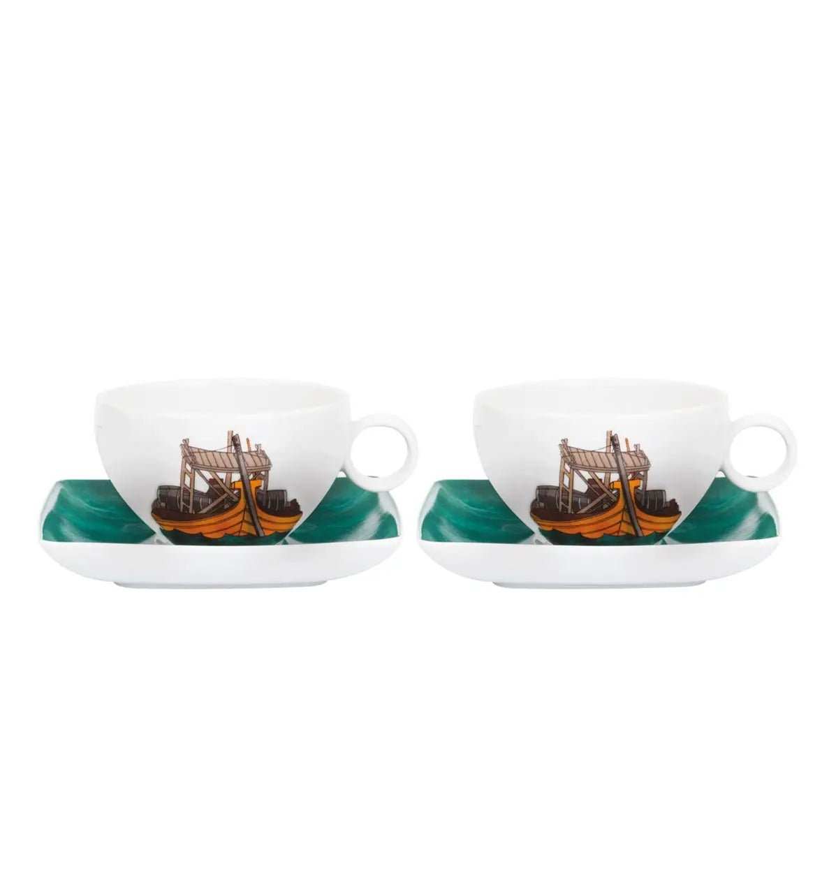 SET 2 TEA CUPS & SAUCERS Vista Alegre