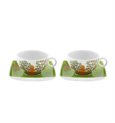 SET 2 TEA CUPS & SAUCERS Vista Alegre