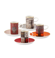 Set 4 Coffee Cups and Saucers - Afrika - Dinnerware - Vista Alegre Vista Alegre