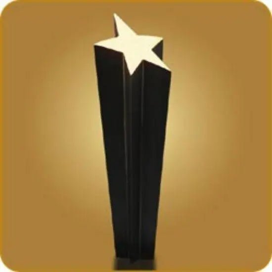 Shooting Star, Black & Gold Crystal House