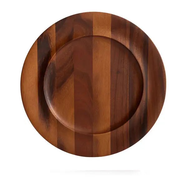 Skye Wood Charger Plate by Nambé – Elegant Wooden Tableware for Dining