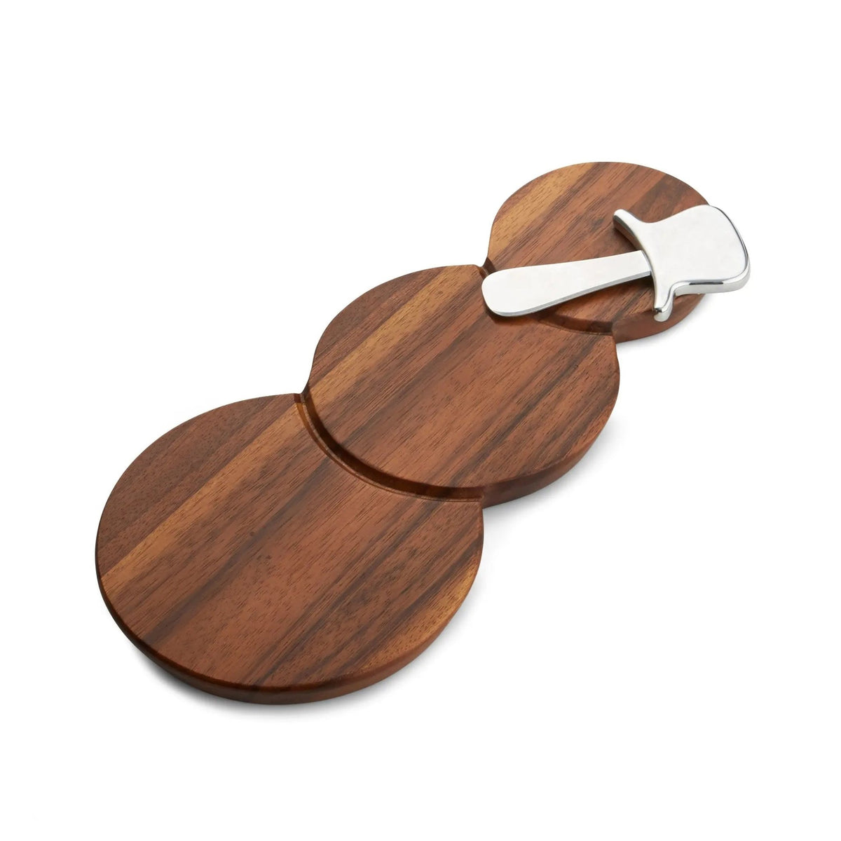Snowman Cheese Board W/ Top Hat Spreader Nambé