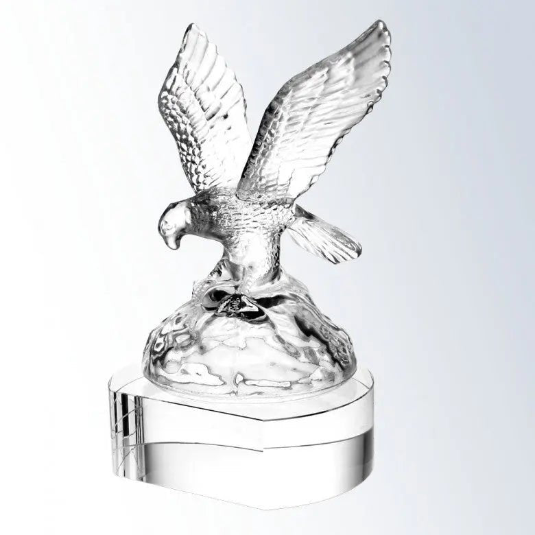 SOARING EAGLE CLEAR CRYSTAL BASE Crystal House - Prism