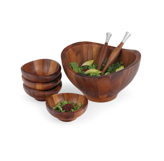 Solstice 7-Pc Salad Set Nambé