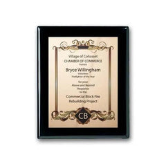 SpectraPrint Plaque - Ebony Crystal House