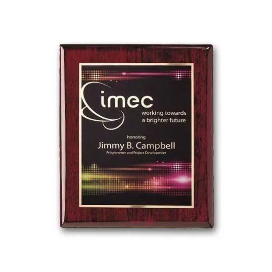 SpectraPrint Plaque - Rosewood Crystal House