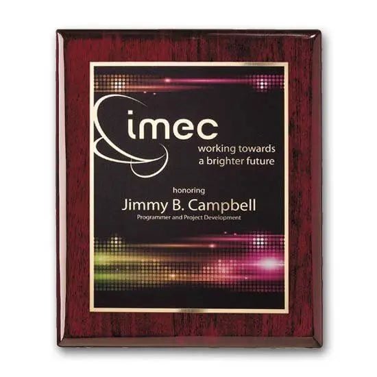 SpectraPrint Plaque - Rosewood Crystal House