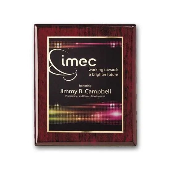 SpectraPrint Plaque - Rosewood Crystal House