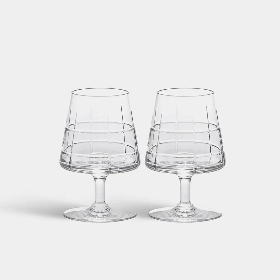 Street Cognac - Set of 2 Orrefors
