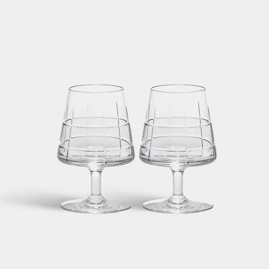 Street Cognac - Set of 2 Orrefors
