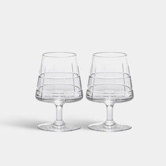 Street Cognac - Set of 2 Orrefors