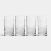 Street Street Tumbler Set of 4 Jan Johansson Orrefors - Crystal House