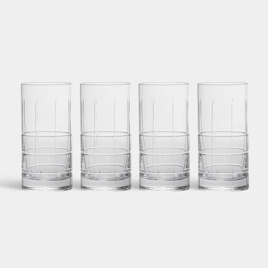 Street Street Tumbler Set of 4 Jan Johansson Orrefors - Crystal House