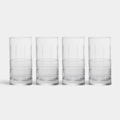 Street Street Tumbler Set of 4 Jan Johansson Orrefors - Crystal House