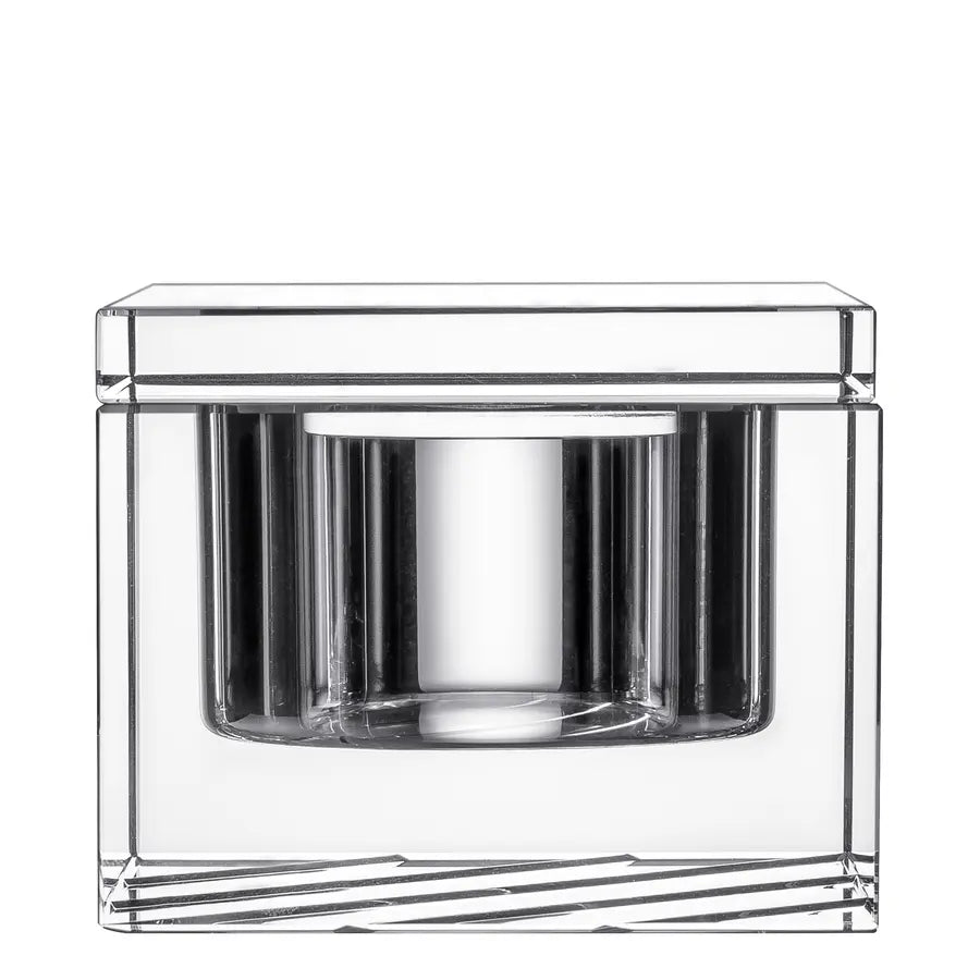 Stripe Covered Box With Lid Orrefors