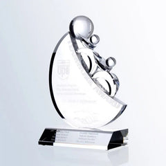 TEAMWORK AWARD MEN Crystal House - Prism