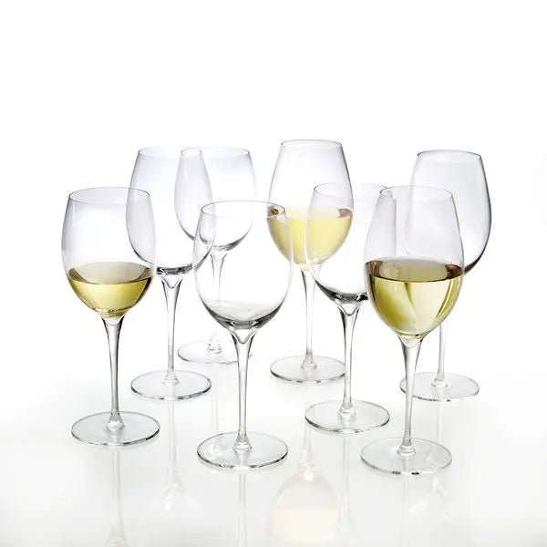 The White Wine Enthusiast Bundle 8-piece glass set by Nambé