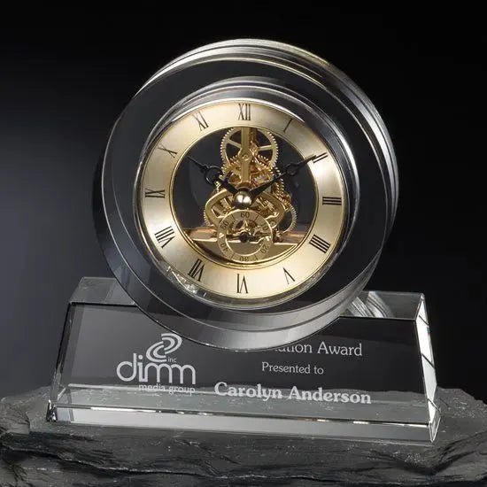 Tondo Crystal Clock Crystal House