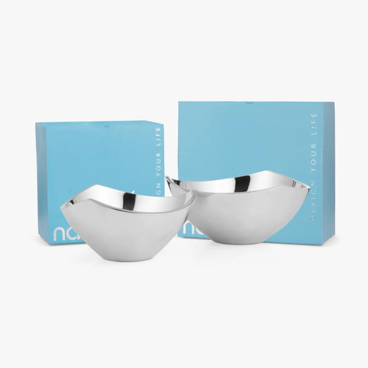 Tri-Corner Bowl 2-Piece Gift Set Nambé