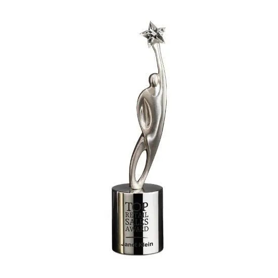 Triumph Award on Cylinder Base Crystal House