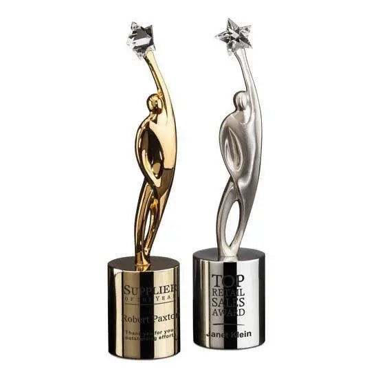 Triumph Award on Cylinder Base Crystal House