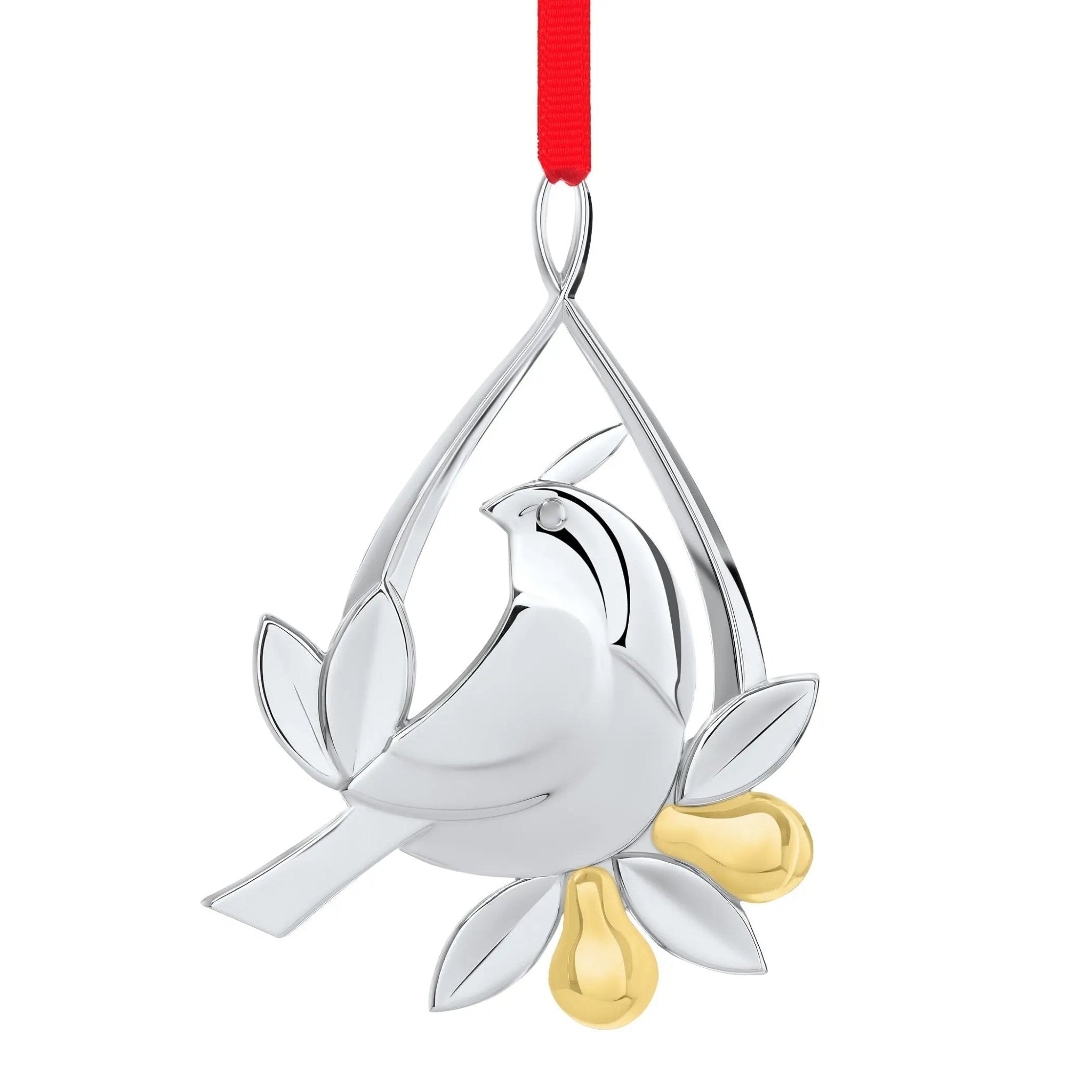 Twelve Days of Christmas: Partridge in a Pear Tree Ornament Nambé