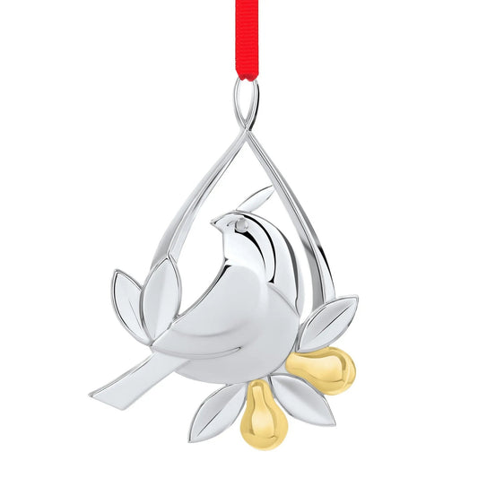 Twelve Days of Christmas: Partridge in a Pear Tree Ornament Nambé