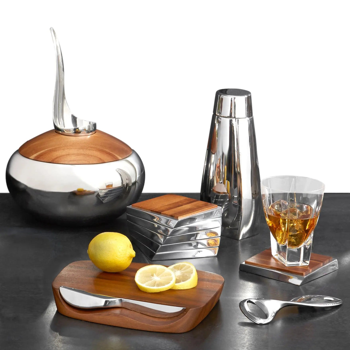 Twist Coaster Set Nambé