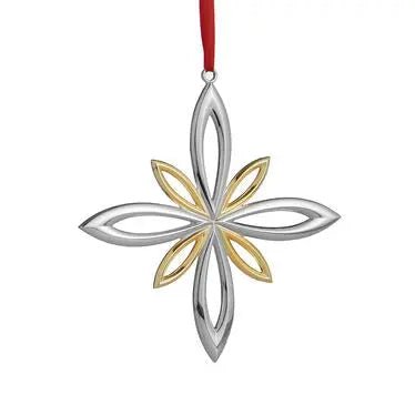 Two-Tone Star Ornament Nambé