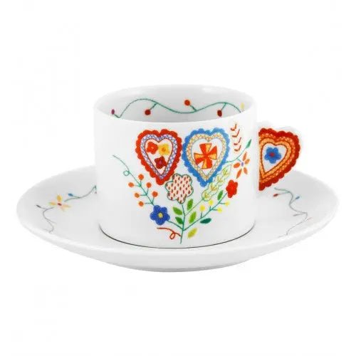 Vila Verde Tea Cup & Saucer - Vila Verde - Dinnerware - Vista Alegre Vista Alegre - Crystal House
