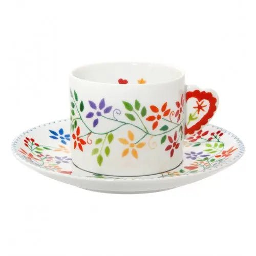 Vila Verde Tea Cup & Saucer - Vila Verde - Dinnerware - Vista Alegre Vista Alegre - Crystal House