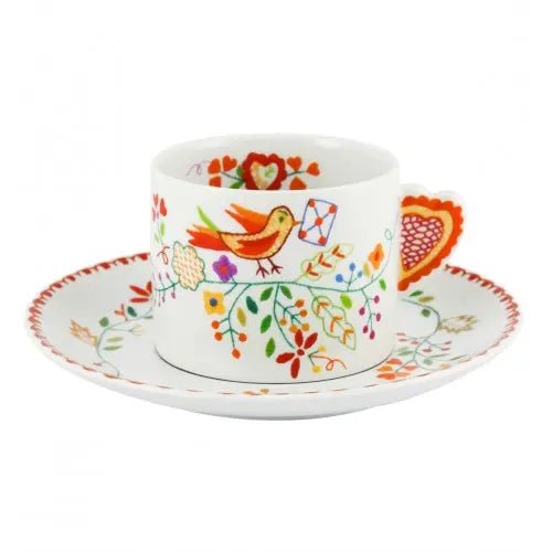 Vila Verde Tea Cup & Saucer - Vila Verde - Dinnerware - Vista Alegre Vista Alegre - Crystal House
