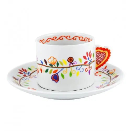Vila Verde Tea Cup & Saucer - Vila Verde - Dinnerware - Vista Alegre Vista Alegre - Crystal House