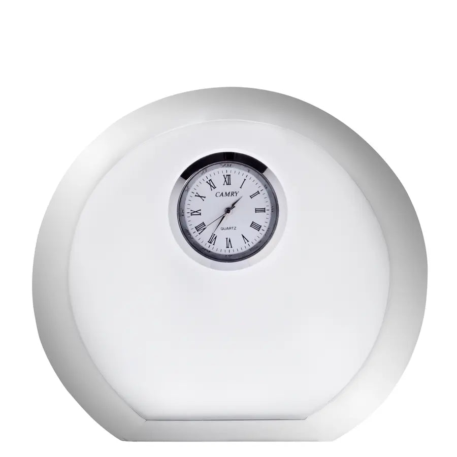 Vision Clocks Round Desk Clock Crystal House