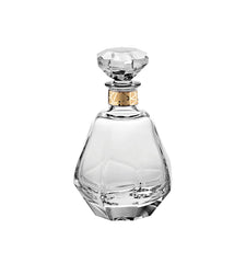 Gemstone Whisky Decanter With Gold - Crystal House