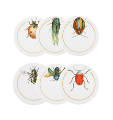 Coasters Set 6   - Insetos - Dinnerware - Vista Alegre Vista Alegre