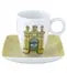 SET 4 COFFEE CUPS & SAUCERS - ALMA DE COIMBRA - Crystal House