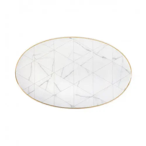 Carrara Platter - Carrara - Dinnerware - Vista Alegre - Crystal House