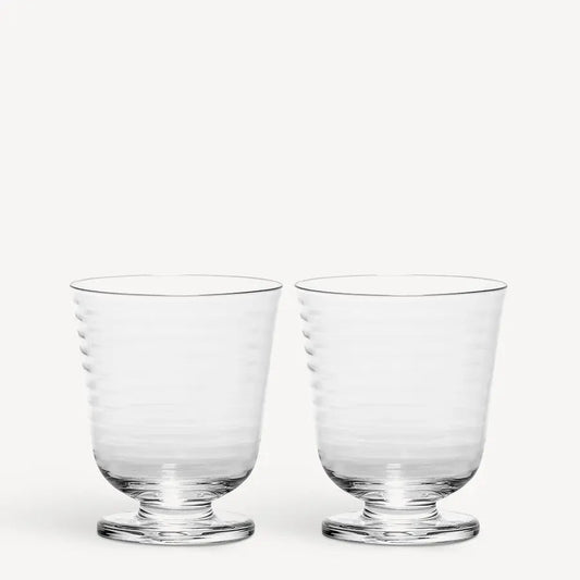 Viva All Purpose Glass 2PK by Matti Klenell Kosta Boda