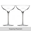Elegance Champagne Belle Coupe, Pair