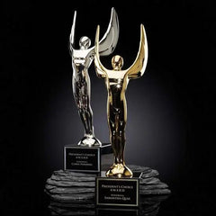 Winged Achievement on Marble Crystal House