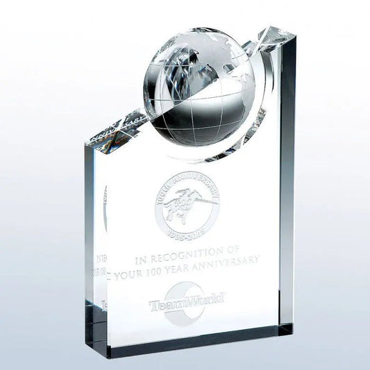 WORLD GLOBE PINNACLE Crystal House - Prism